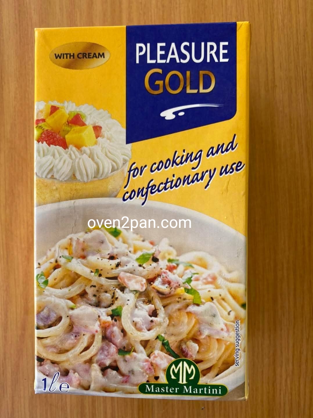 Pleasure gold for cooking & confectionery cream(Sugar Free) -1litre
