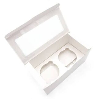 Cup Cake Box (2 hole) -1pc