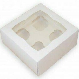 Cup Cake Box (4 hole) -1pc