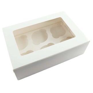 Cup Cake Box (6 hole) -1pc